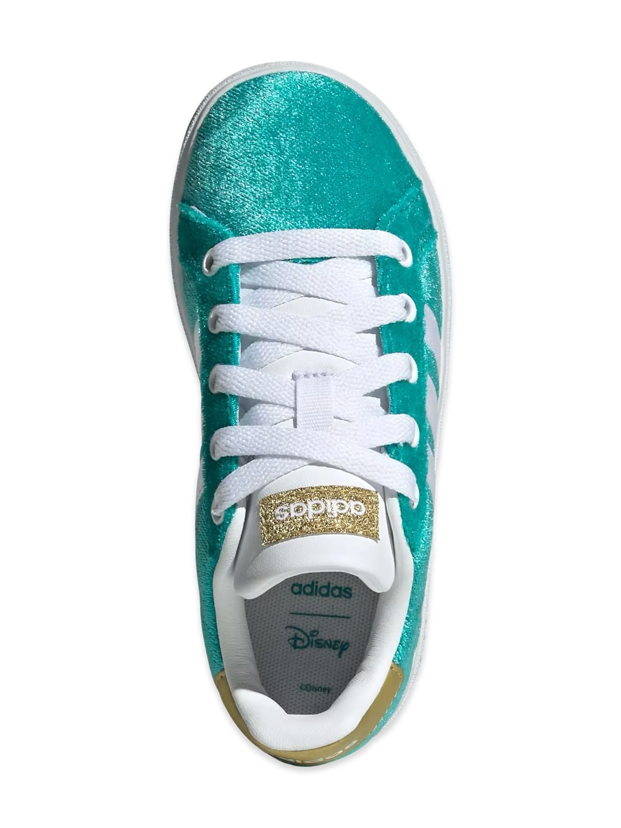 Кроссовки Jasmine Grand Court 2.0 из коллаборации с Disney Adidas Kids, зеленый — фото 2
