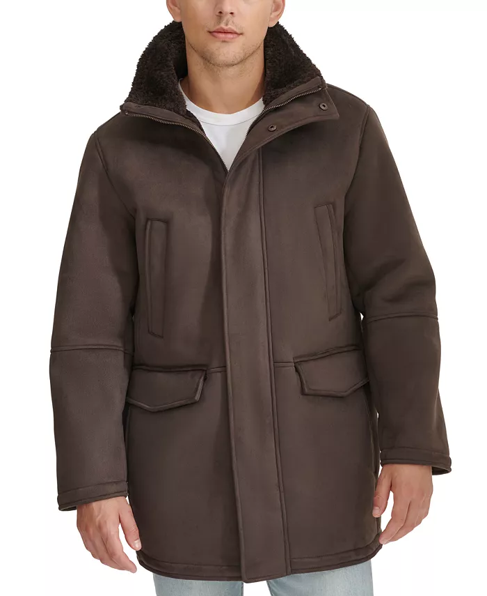 

Мужское пальто из искусственного меха Dockers, коричневый