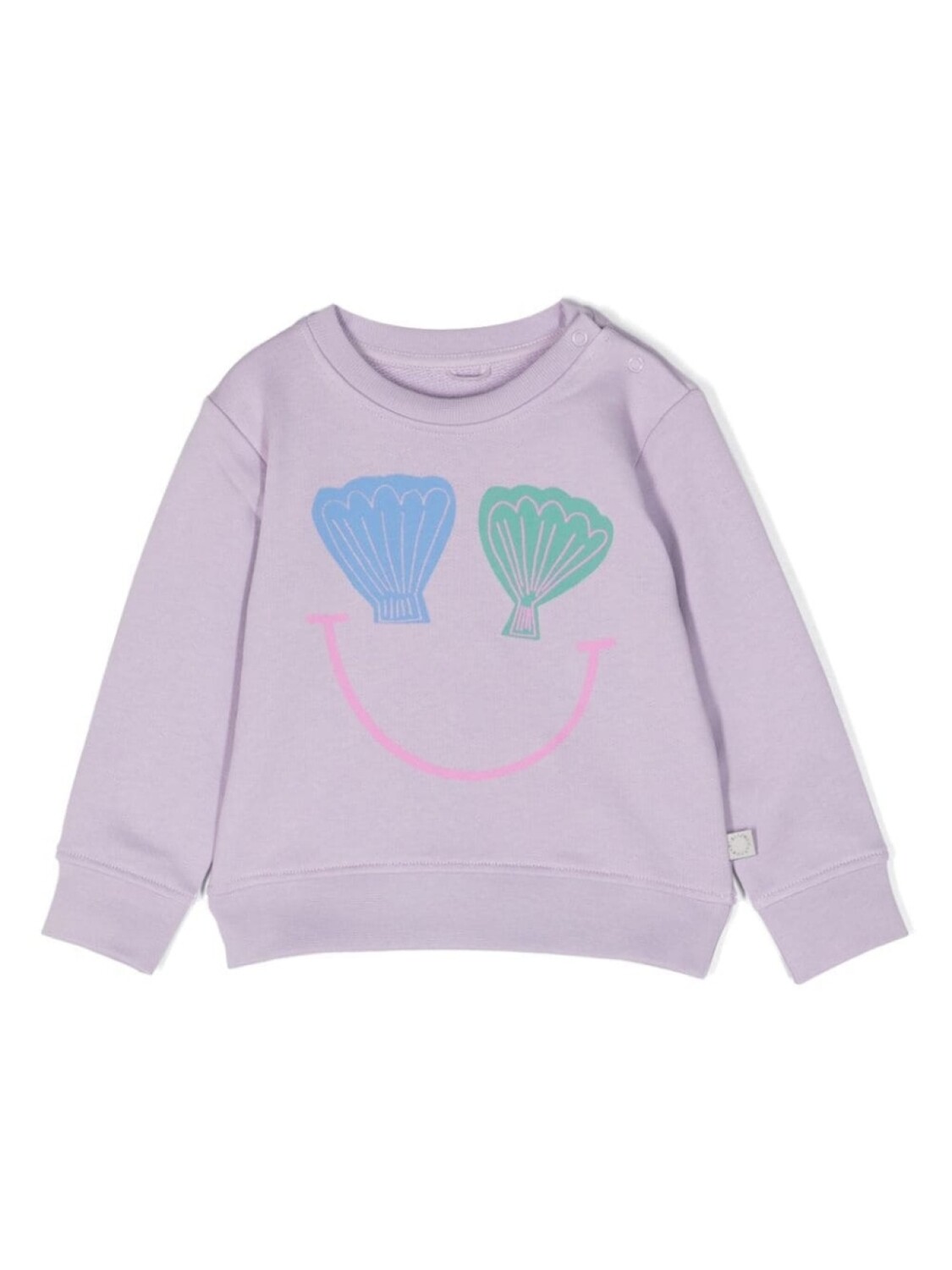 

Stella McCartney Kids толстовка с принтом, фиолетовый