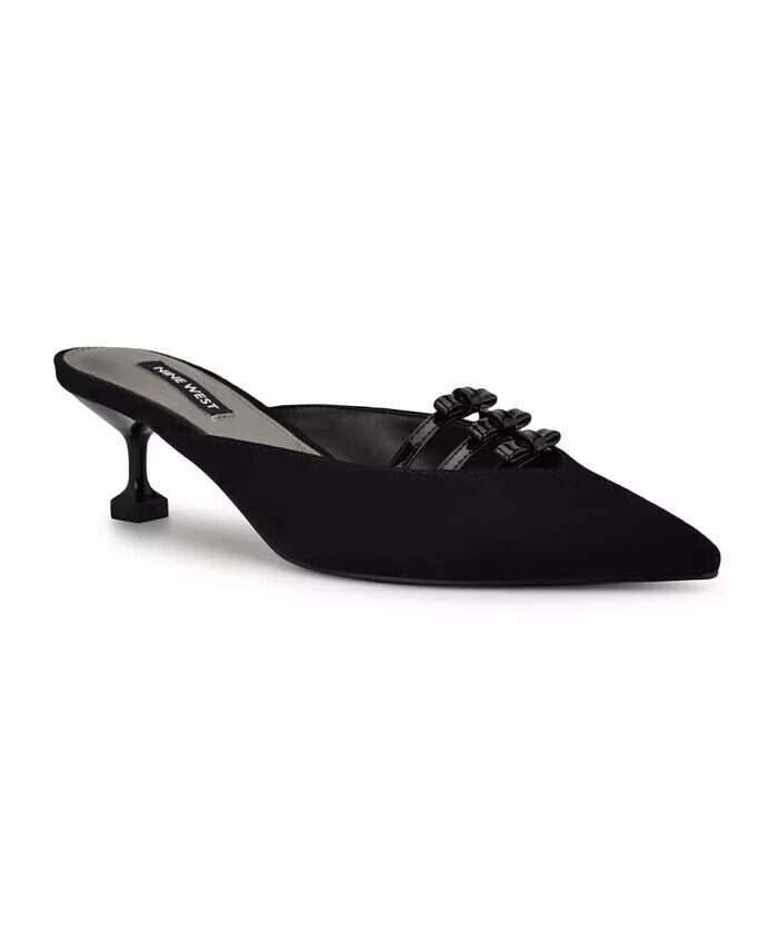 

Женские туфли-мюли с острым носком Weeka без шнуровки Nine West, черный