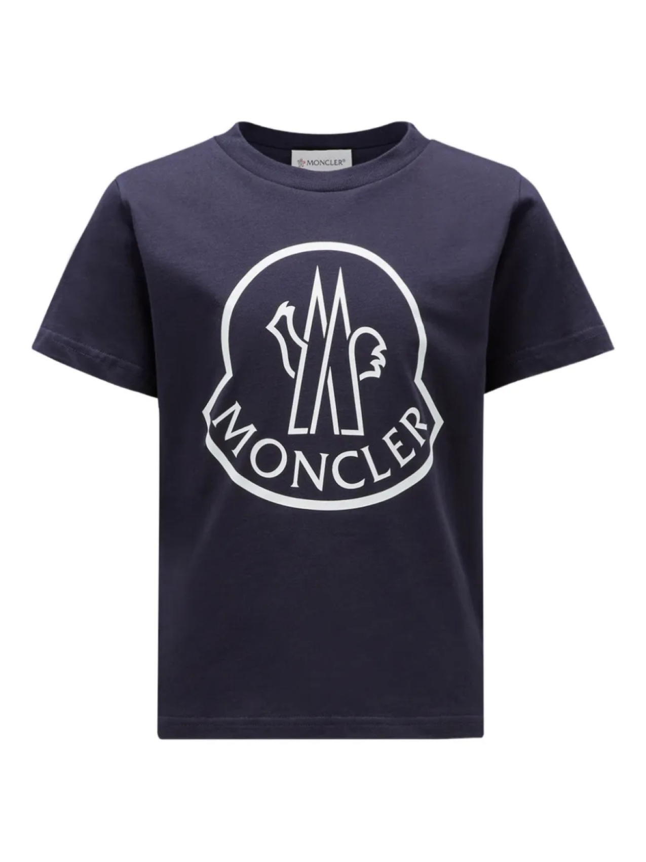 

Moncler Enfant футболка с логотипом, синий