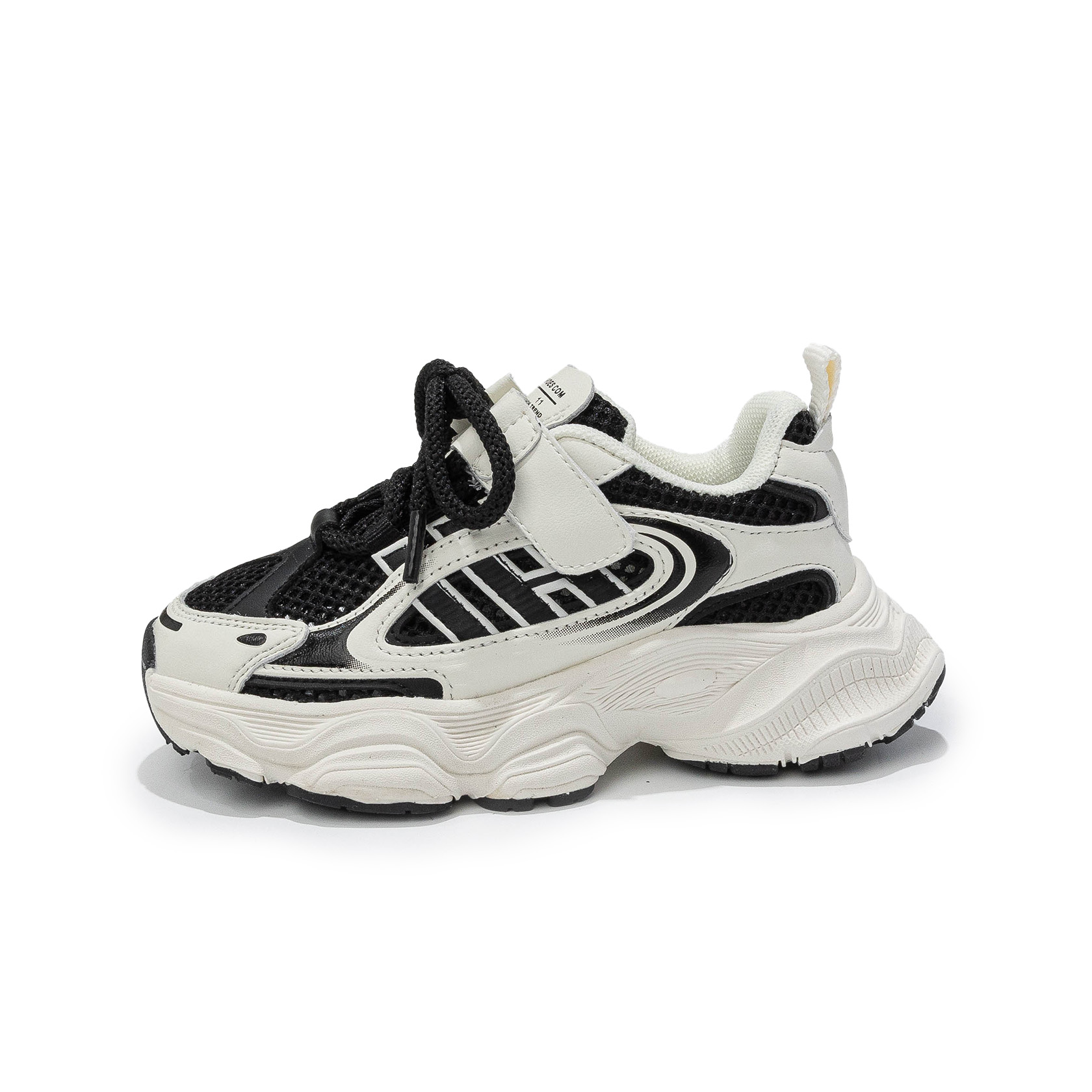 

Нескользящие, износостойкие, дышащие, легкие, амортизирующие, низкие повседневные кроссовки для детей Tongmengqiantian, черный