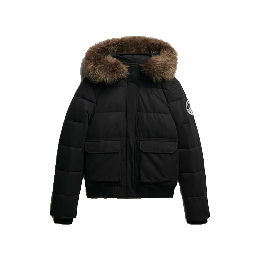 

Куртка Superdry Everest Ella bomber, черный
