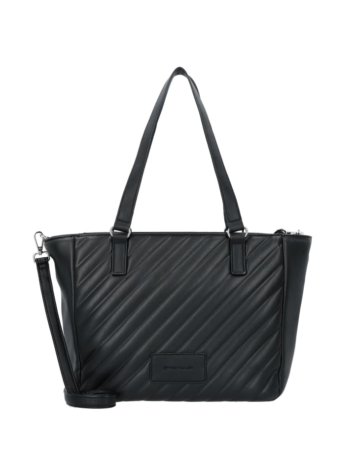 

Сумка-шоппер Mirela 44 см черного цвета Tom Tailor