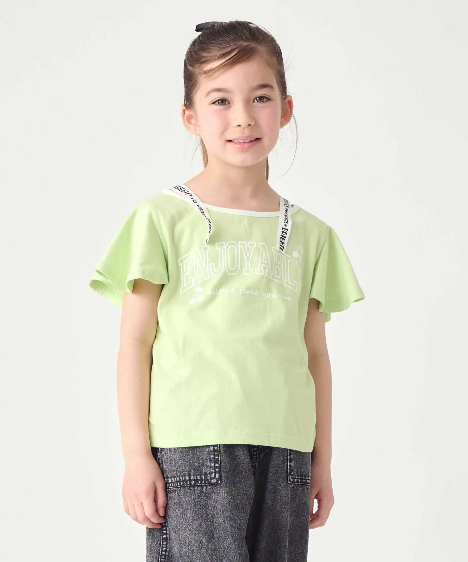 Футболка с короткими рукавами и логотипом Ever Closet, Apple Green