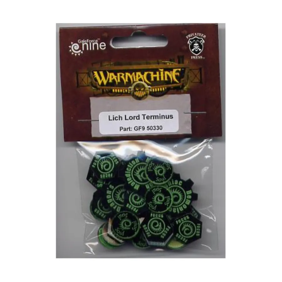

Терминус Лорда Лича, Warmachine - Warcaster Token Sets - Cryx (Gale Force Nine)