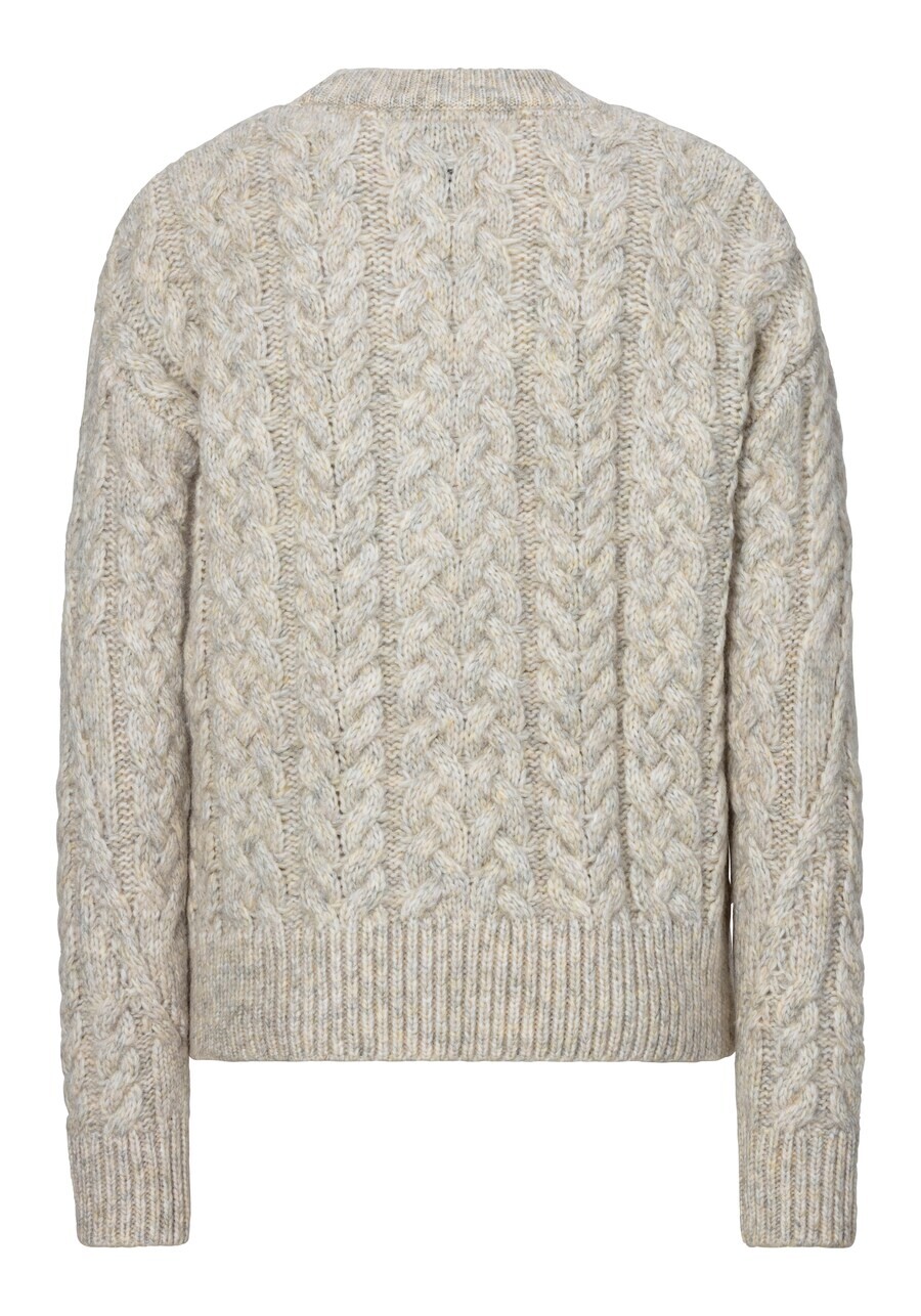 

Тонкий вязаный свитер Ragwear Sweater, цвет ecru/mottled beige