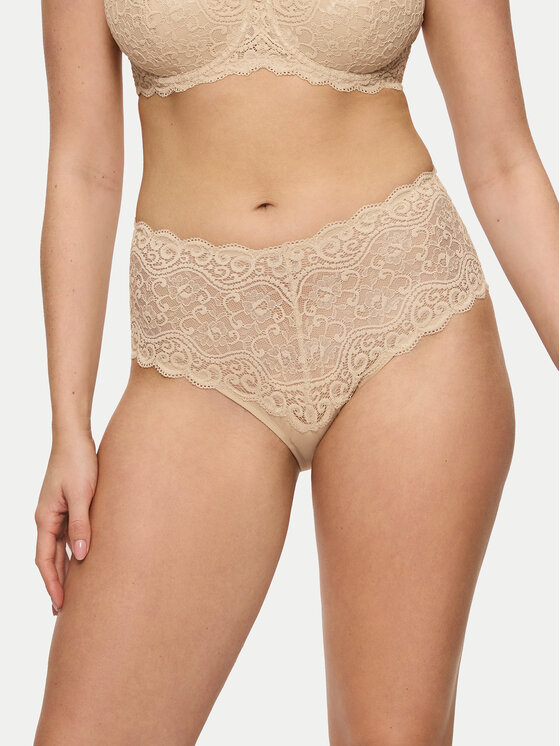 

Классические женские трусы с высокой талией Amourette 10210675 Triumph, бежевый