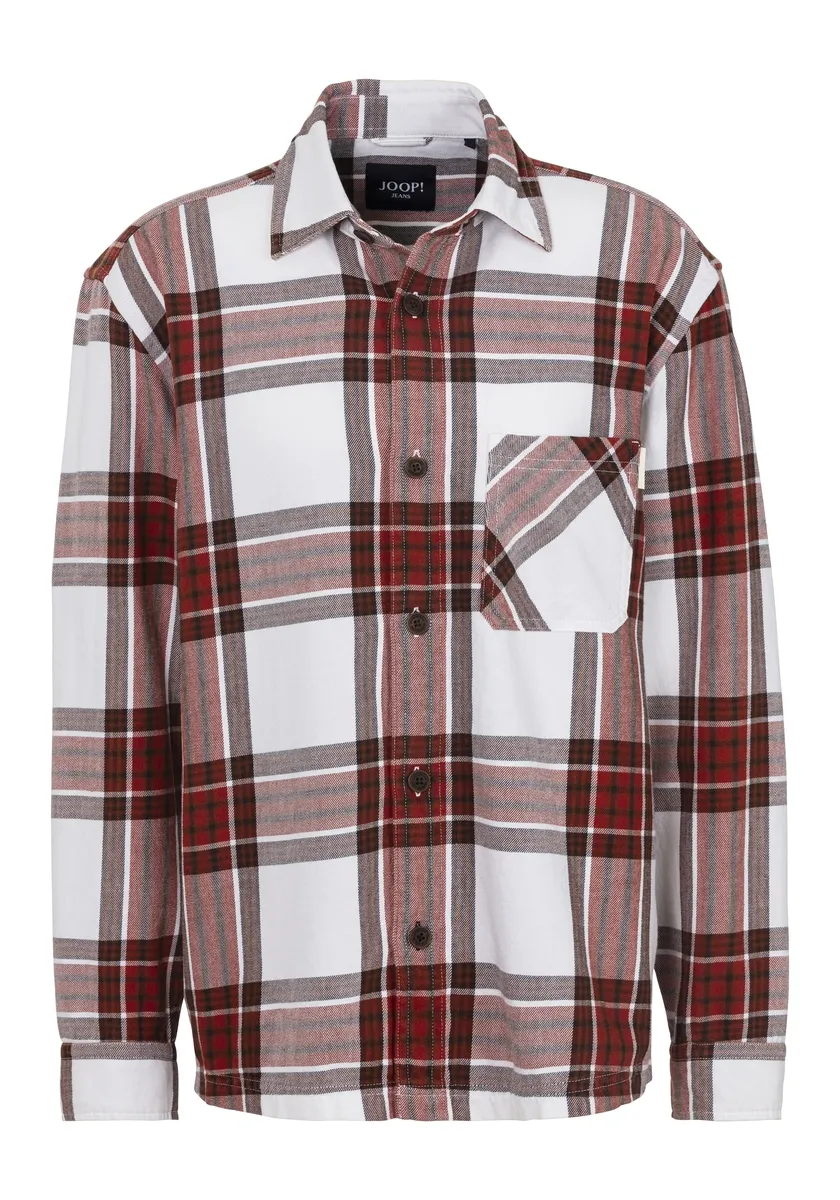 

Рубашка с длинными рукавами Joop Jeans "Hagon", цвет Bright Orange/ White