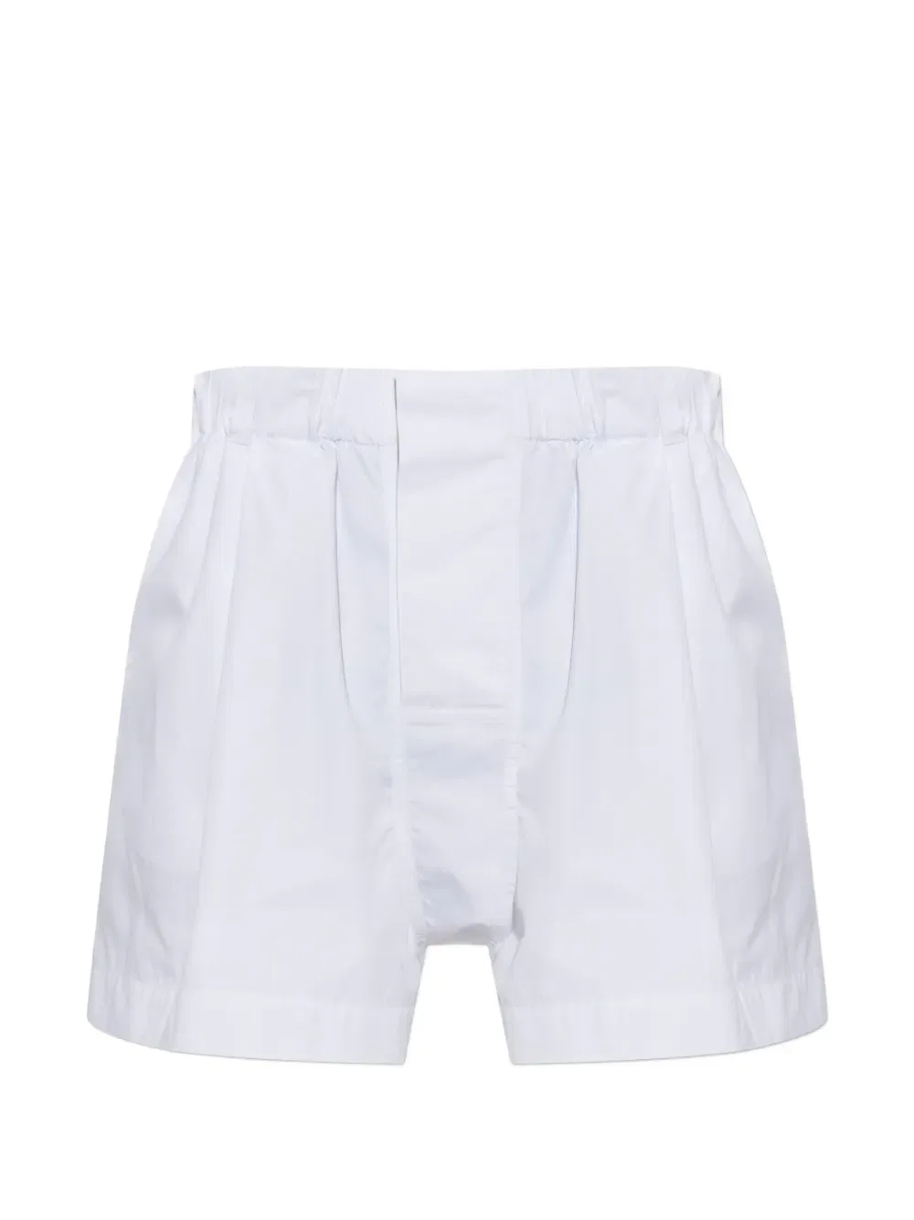 Плиссированные шорты Lacoste, белый