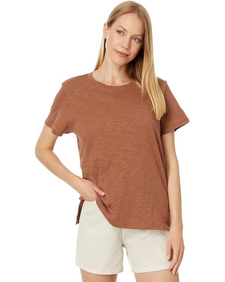 

Футболка Lilla P Oversized Boyfriend Tee, цвет Burnt Sienna
