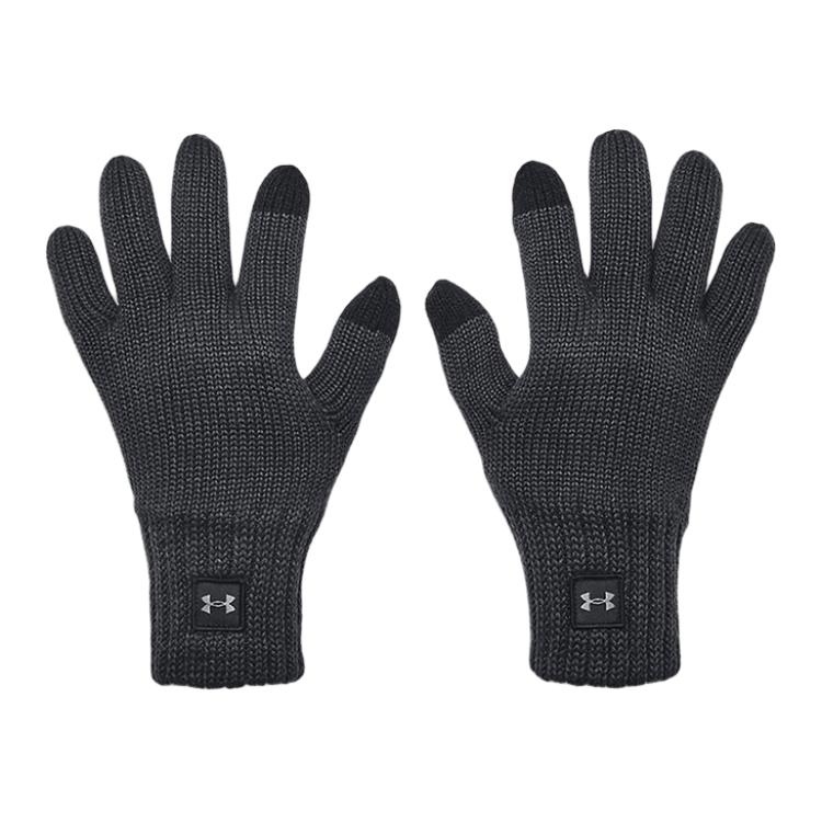 

Under Armour Шерстяные вязаные перчатки мужские черные, Black