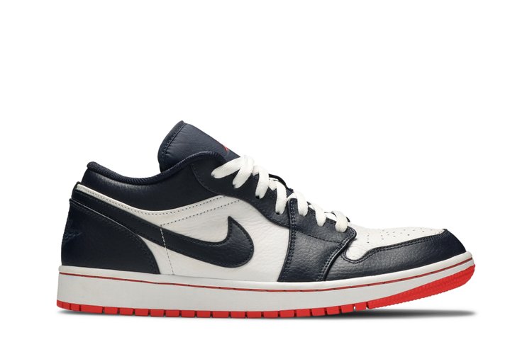 

Кроссовки Air Jordan 1 Retro Low 'Obsidian Ember', синий