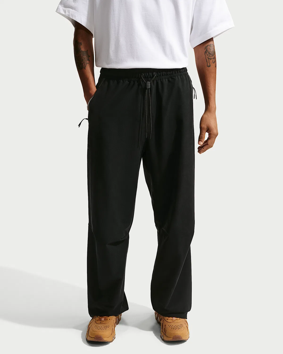 Мужские штаны Nike Tech Dri-FIT Shori Knit, Black/Black — фото 2