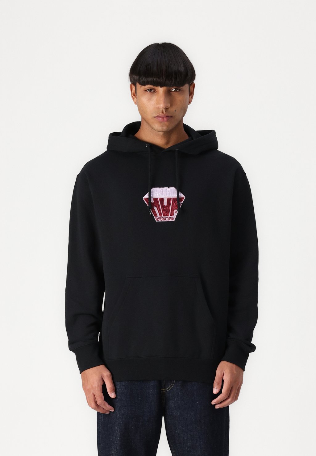

Толстовка с капюшоном BIG BLOCK UNISEX - Sweatshirt HUF, черный