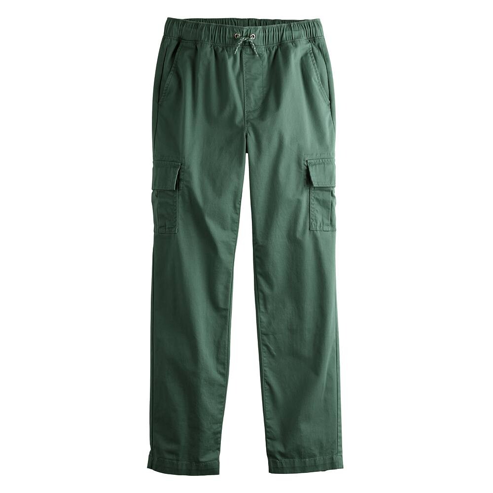 

Брюки-карго без застежек Sonoma Goods For Life для мальчиков 8–20 лет, цвет Esta Olive
