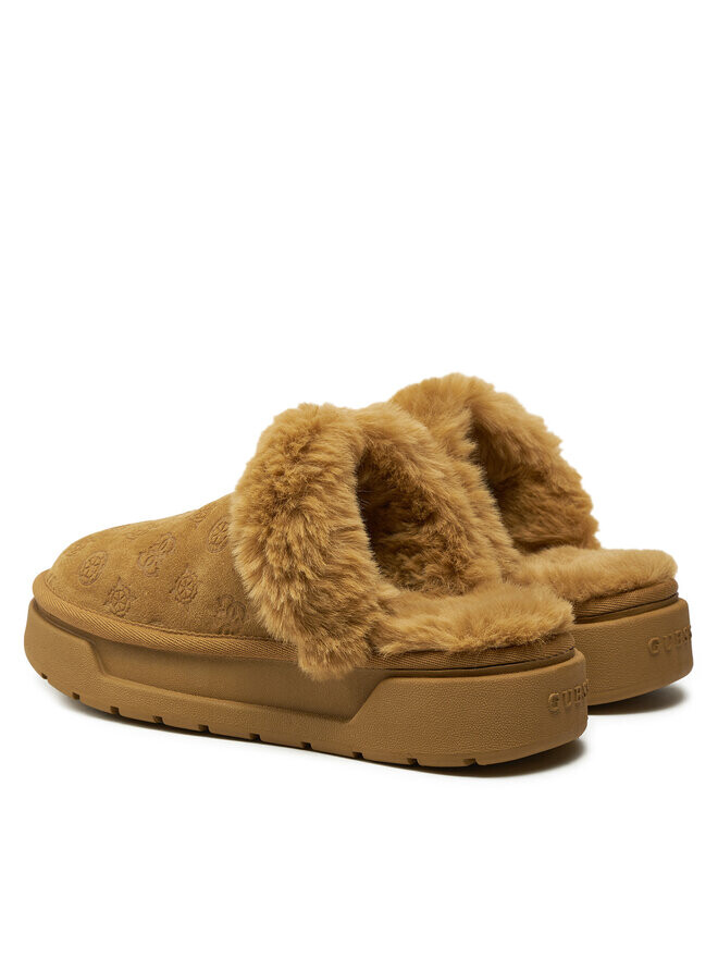 Тапочки Guess Unika3 FLFUK3 FAL06, коричневый — фото 3