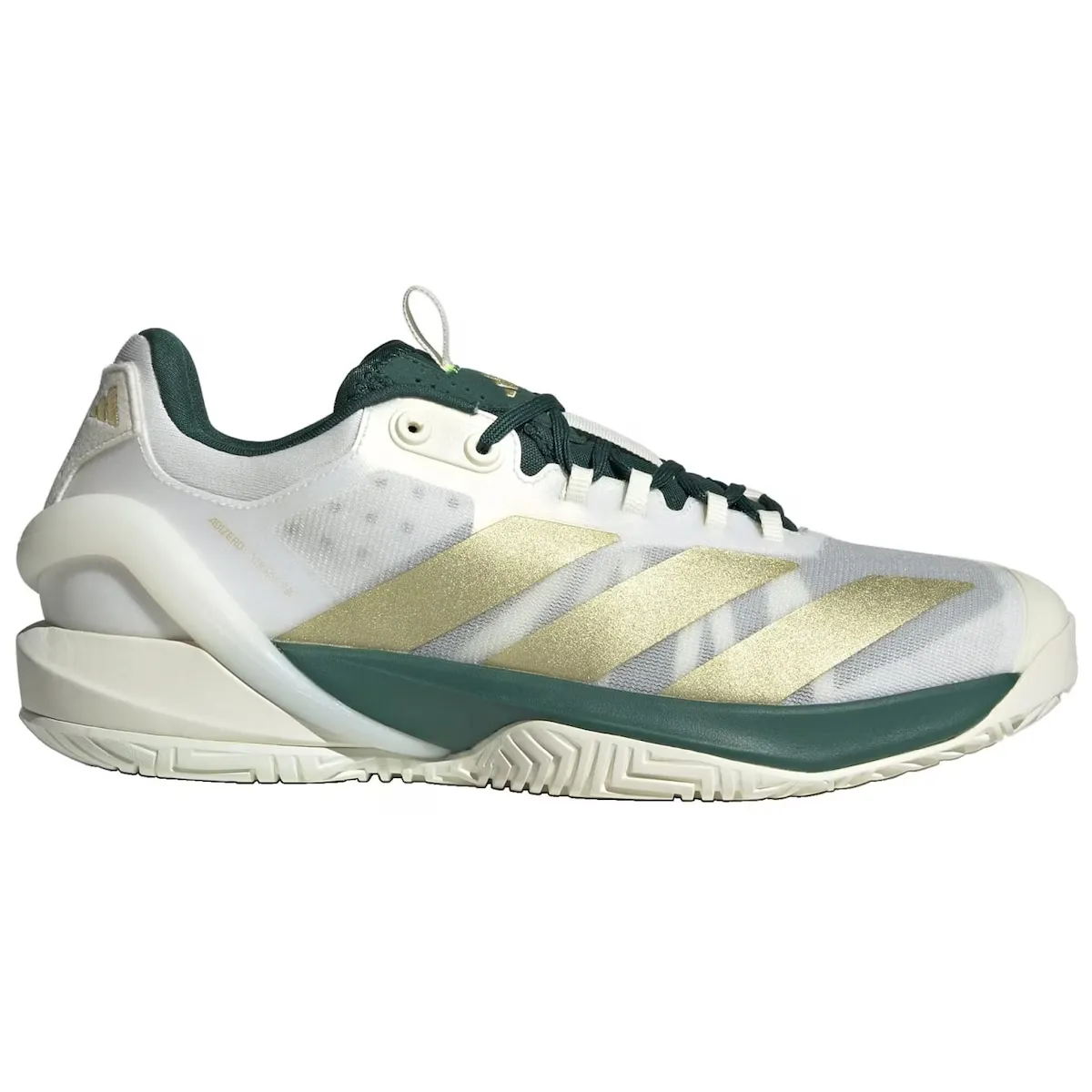 

Adidas ADIZERO CYBERSONIC 2 Мужские теннисные кроссовки, белый/зеленый