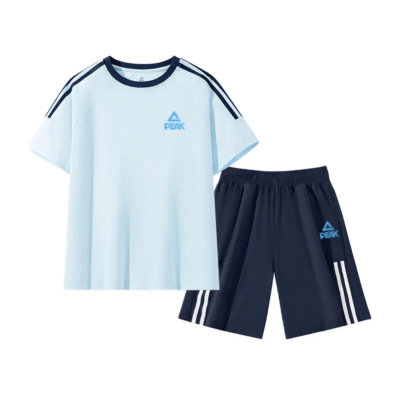 Детский спортивный костюм с круглым вырезом PEAK Sunny Blue