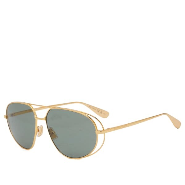 

Солнцезащитные очки Bottega veneta bv1344s Bottega Veneta Eyewear, зеленый