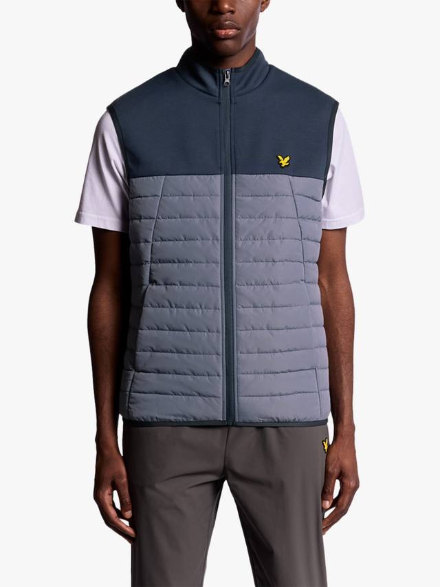 

Спортивная флисовая безрукавка с молнией спереди Lyle & Scott