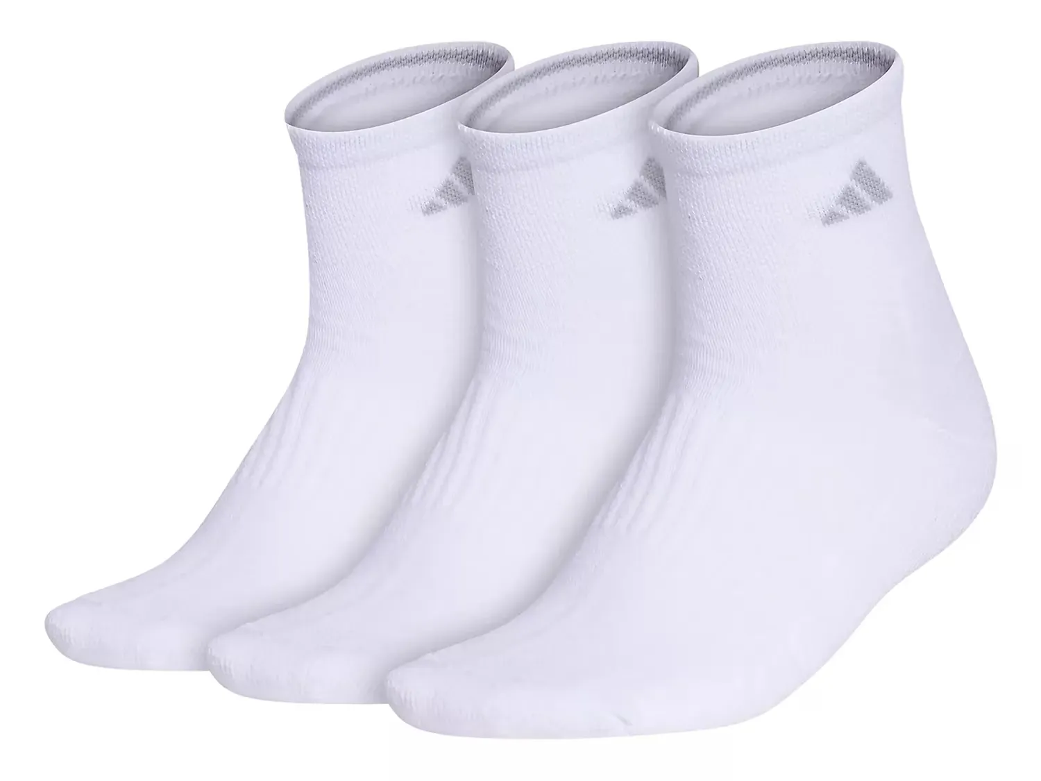 

Женские амортизирующие носки 3/4 - набор из 3 пар Adidas, White