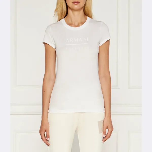 

Облегающая футболка Armani Exchange, белый