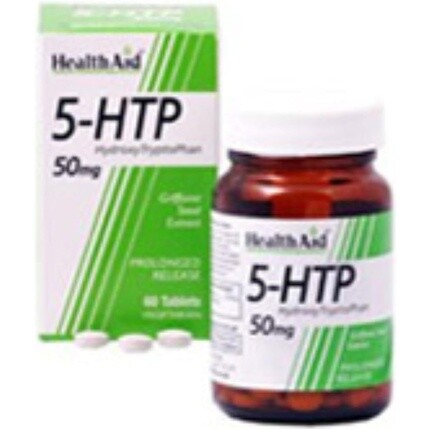 

5-HTP 50 мг пролонгированного действия, 60 таблеток Healthaid