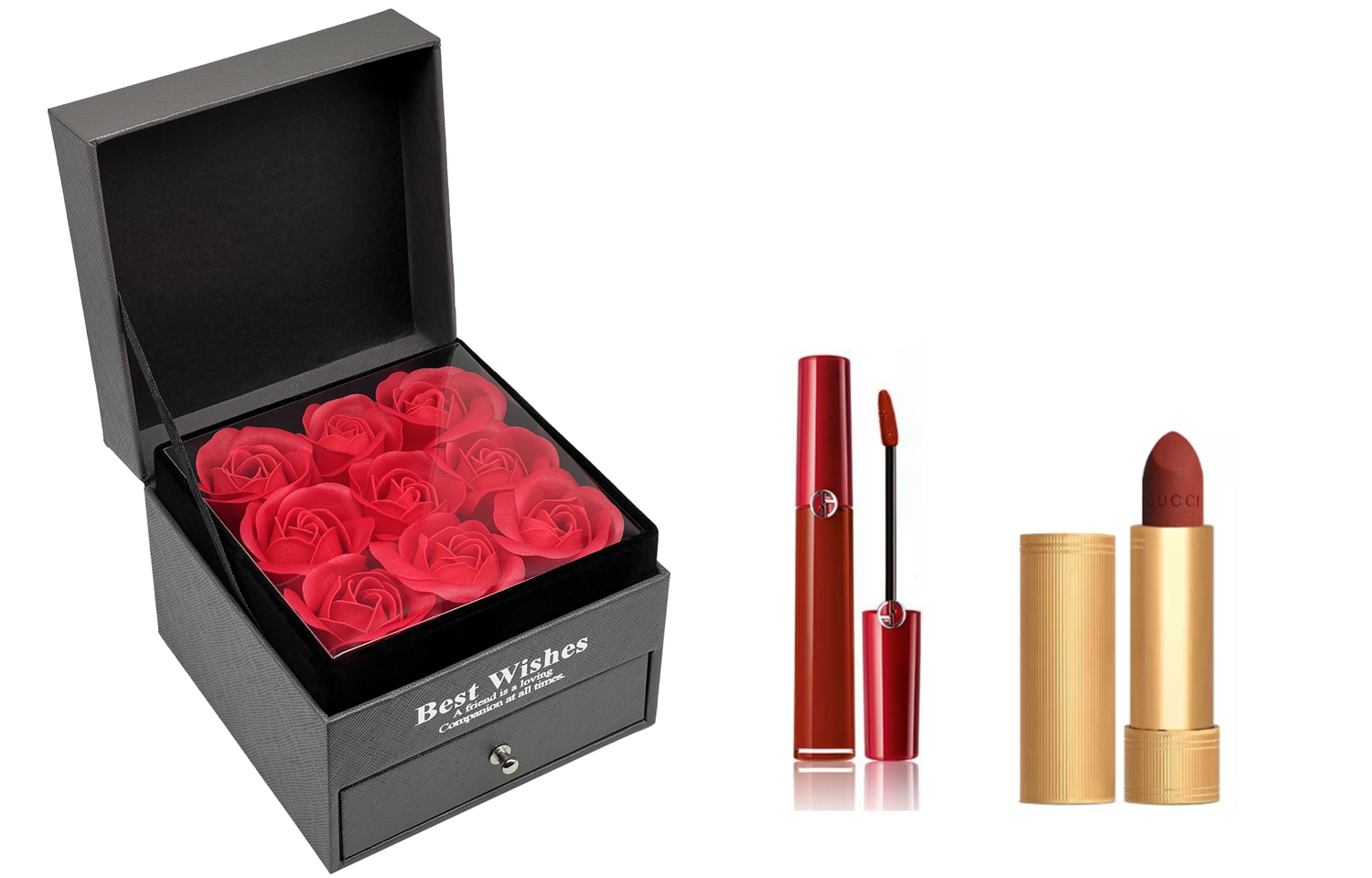 

GIORGIO ARMANI Классическая красная помада AMANI в подарок матовая бархатная с естественным сиянием подарок на день рождения для девушки