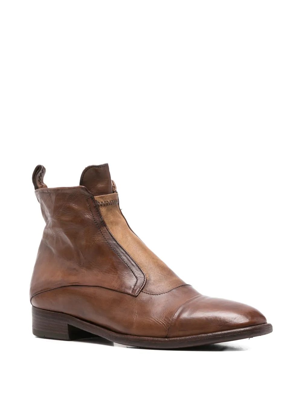 Кожаные ботинки на молнии King Tartufoli Shoes, коричневый — фото 2