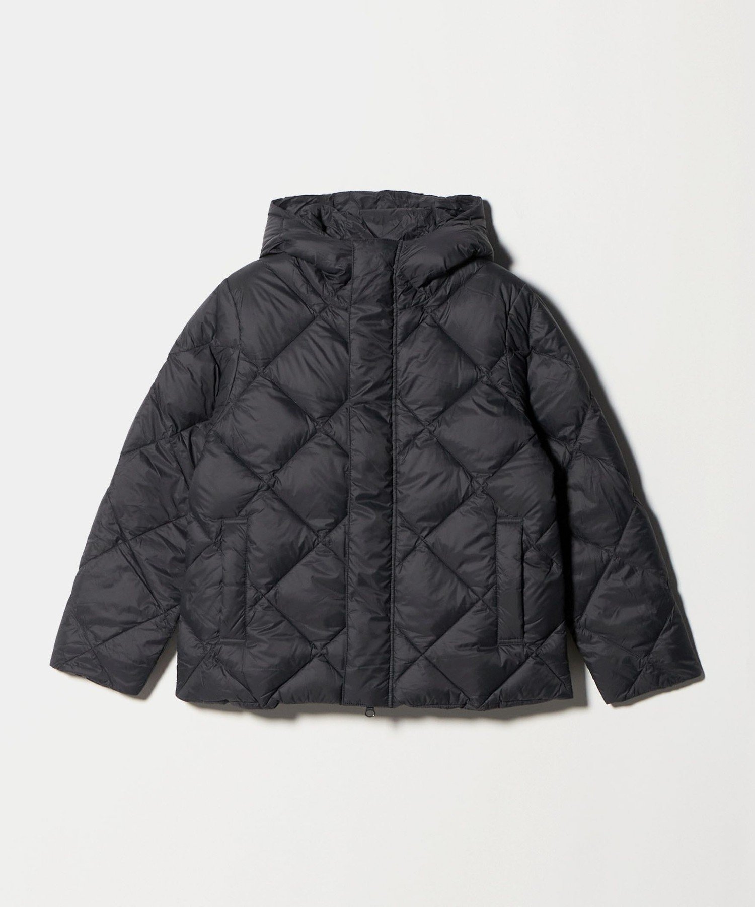 Пуховая куртка City с капюшоном / Детская 140-150 см United Arrows Green Label Relaxing, DK.GRAY