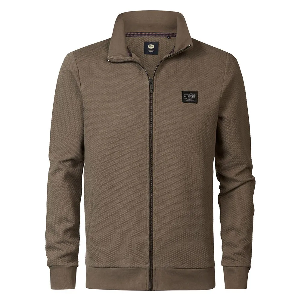 

Толстовка Petrol Industries M-3040-SWC343 half zip, коричневый