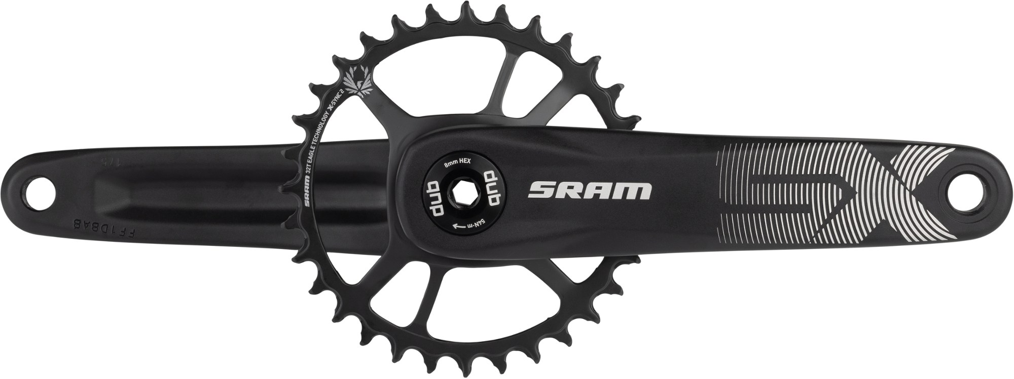 

SX Eagle, 12-скоростная система шатунов SRAM, черный