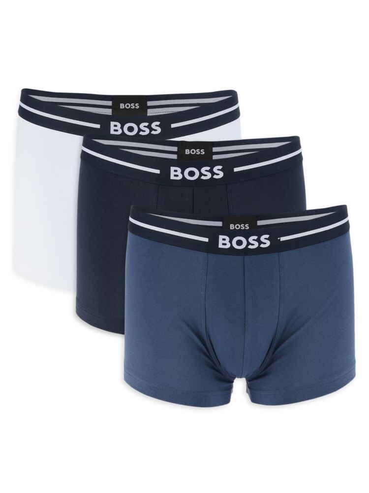 

Боксеры с логотипом Boss, цвет White Multicolor