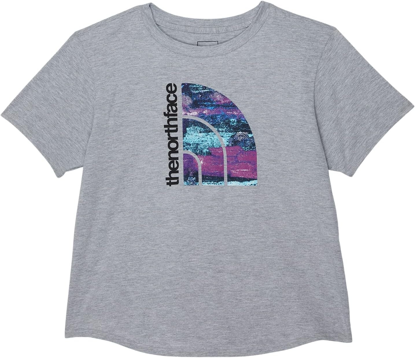 

Футболка The North Face Short Sleeve Graphic Tee, цвет TNF Light Grey Heather/Scuba Blue