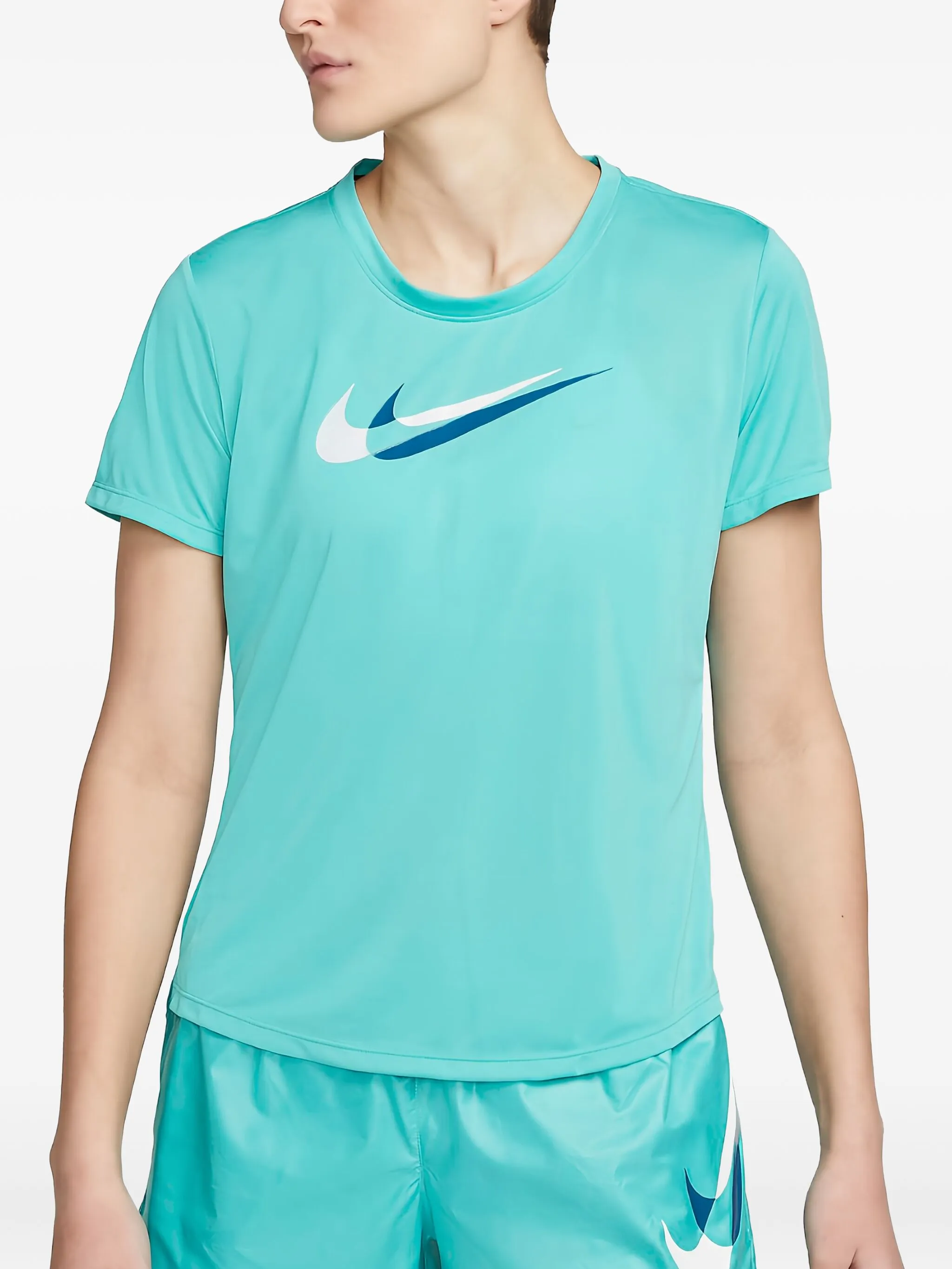 

Футболка Dri-FIT Swoosh Run Nike, синий