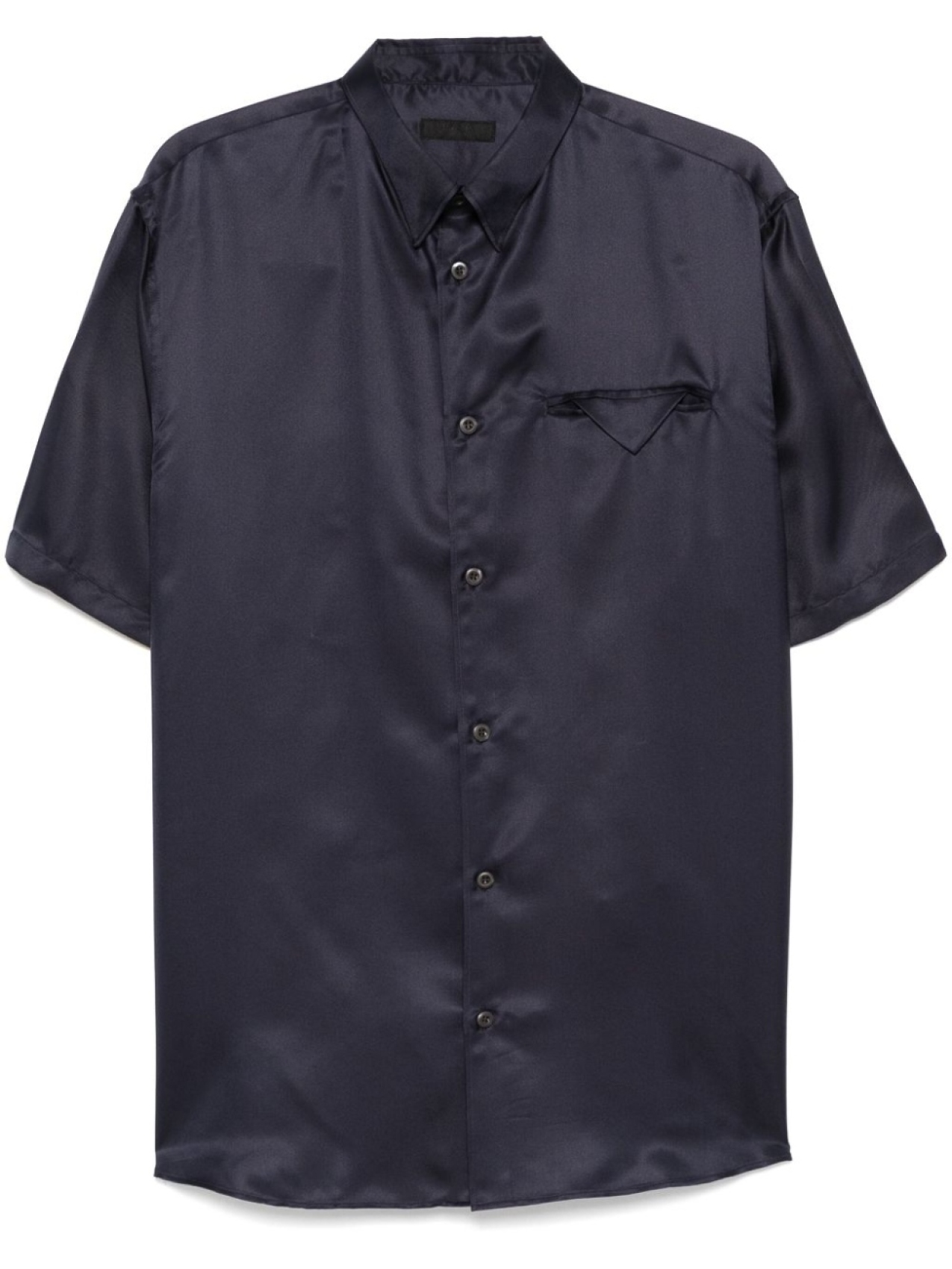 

Prada шелковая рубашка, синий