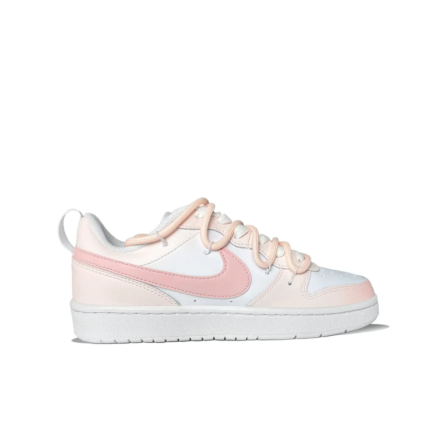

Кроссовки Nike Court Borough Skateboard Shoes Women's Low-Top Pink White, розовый