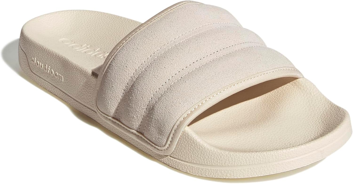 Сланцы для душа adidas Adilette для взрослых унисекс, Wonder White/Wonder White/Wonder White — фото 4