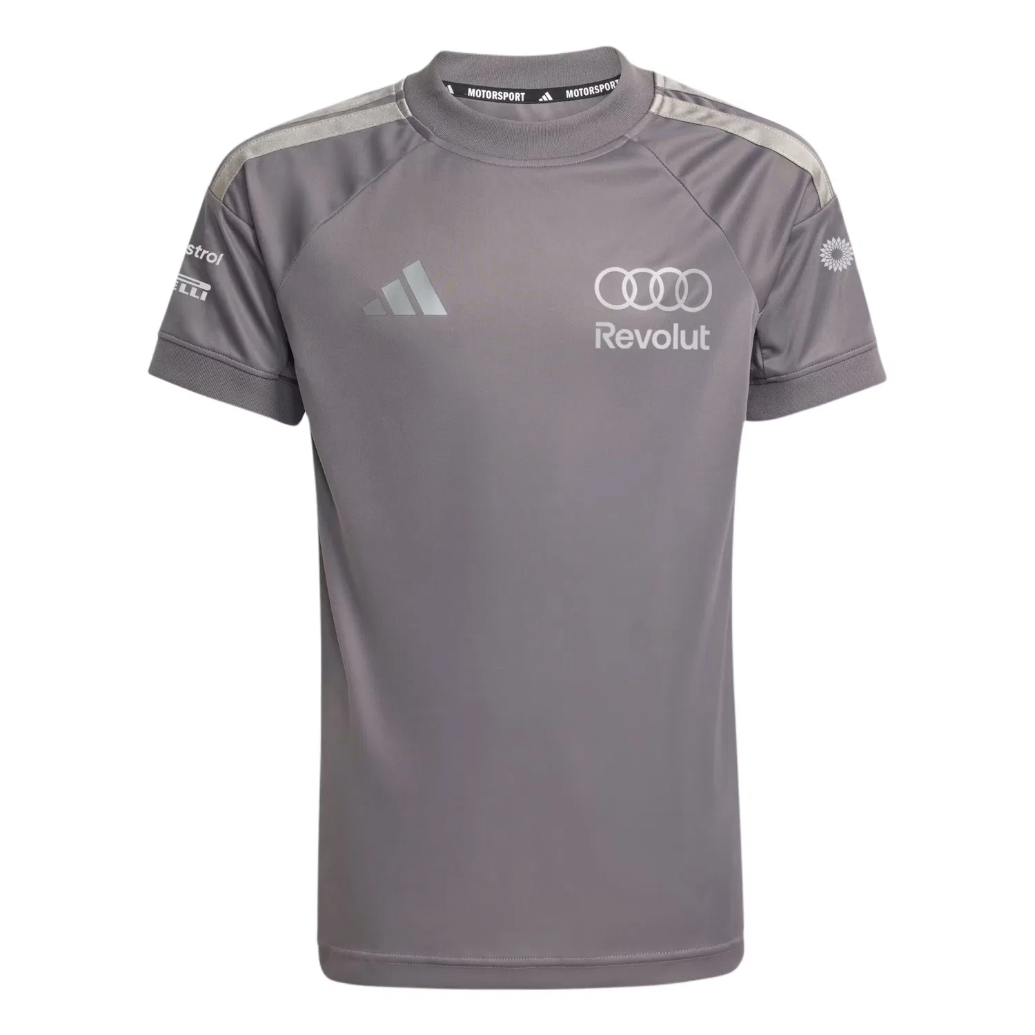 Футболка детская Adidas x Audi F1 Plaster/Iron Gray
