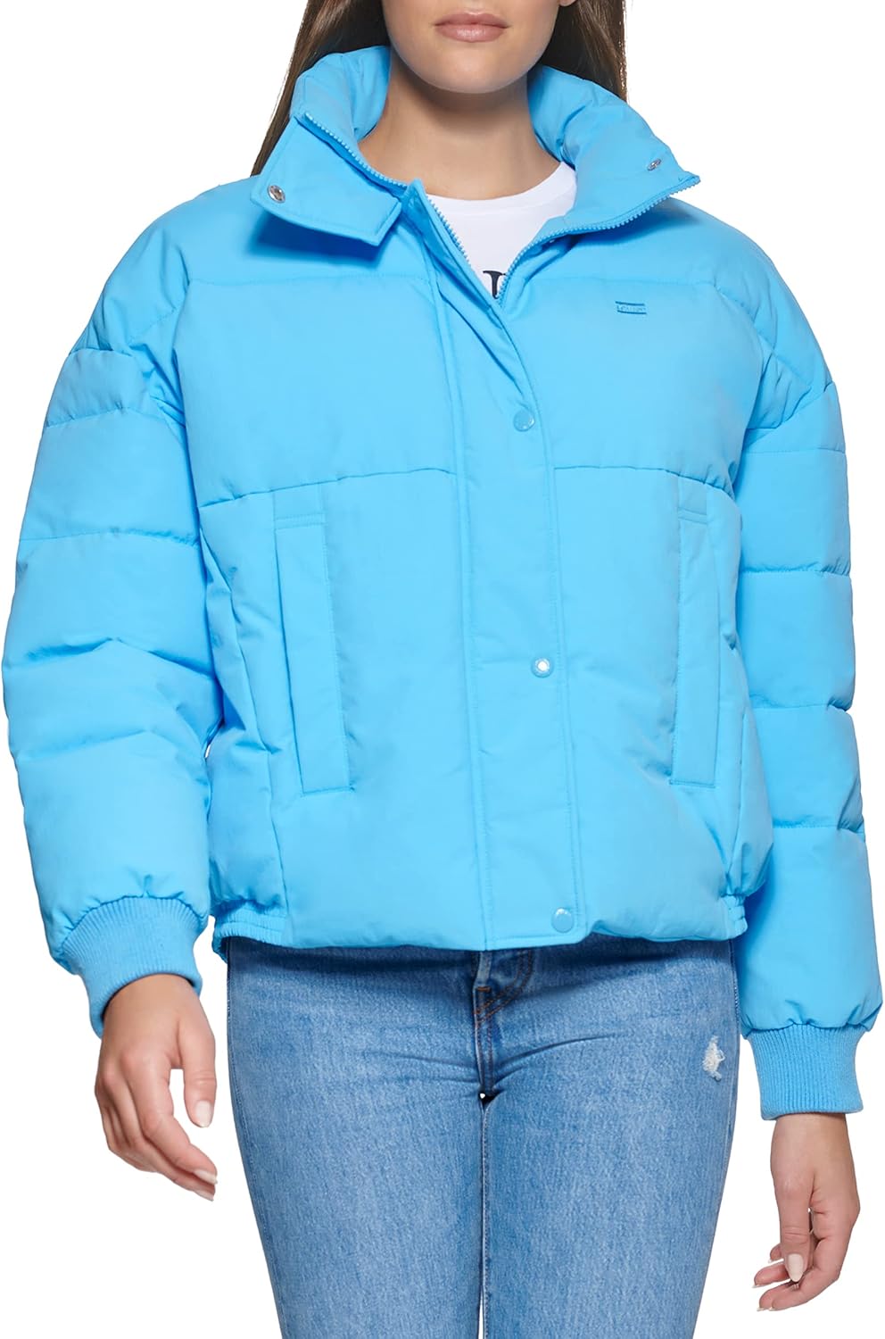 

Levi's Женская утепленная куртка с затяжкой на талии, Bonnie Blue