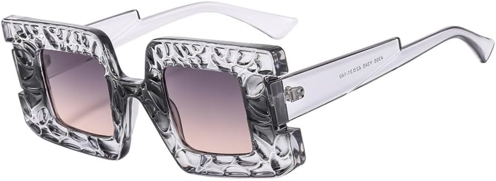 

Винтажные большие квадратные солнцезащитные очки MUTYNE для женщин, модные солнцезащитные очки в стиле хип-хоп/панк для мужчин, стильные очки сине-зеленого цвета, Gray Gray