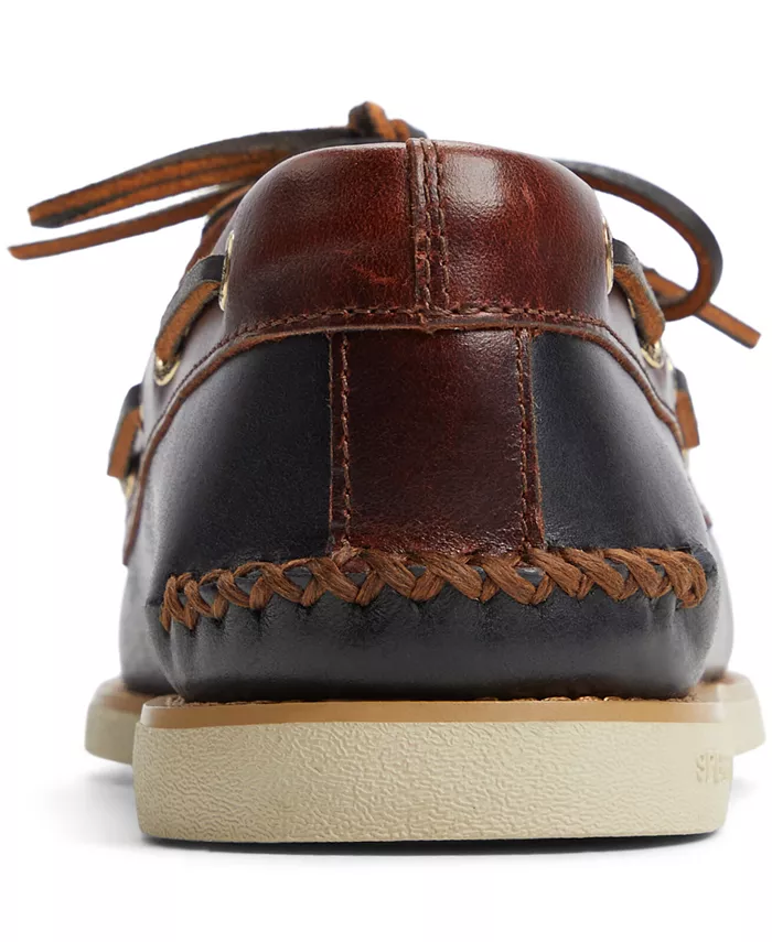 Мужские лодочные туфли Gold Cup Authentic Original с двумя шнуровками Sperry, мультиколор — фото 3