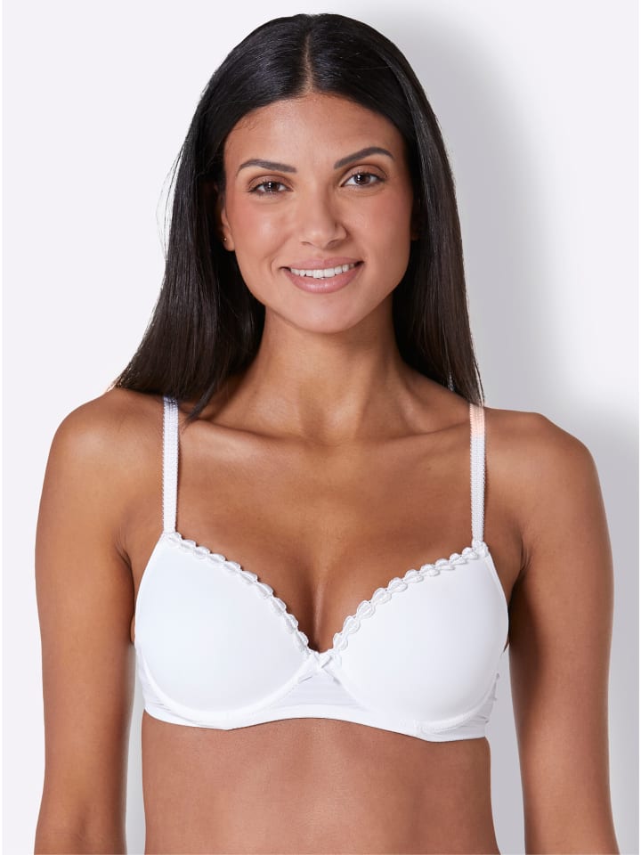 

Бюстгальтер пуш-ап на косточках белого цвета SUSA