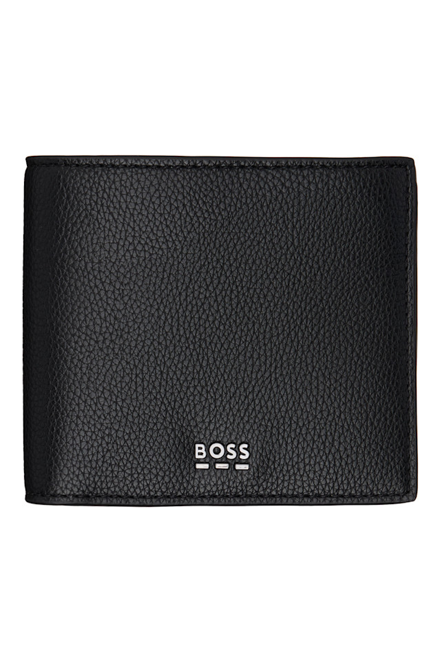 

Кошелёк из искусственной кожи с логотипом и надписью Boss, черный