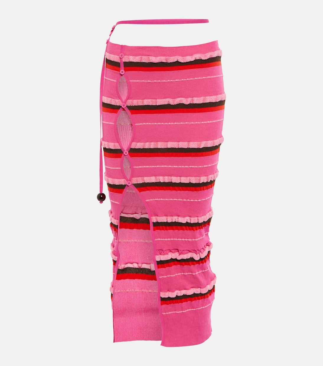 

Юбка миди La Jupe Maille Concha Jacquemus, Dark Pink