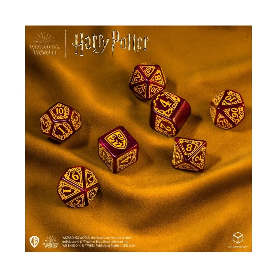 

Набор Poly Set — Гриффиндорский красный с золотом (7), Harry Potter Dice