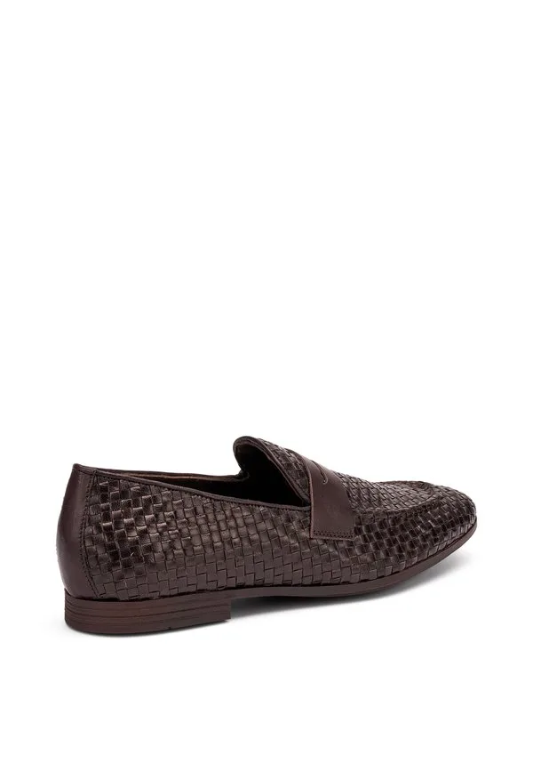 Элегантные лоферы с отделкой в виде седла. Frau Shoes, Brown — фото 4