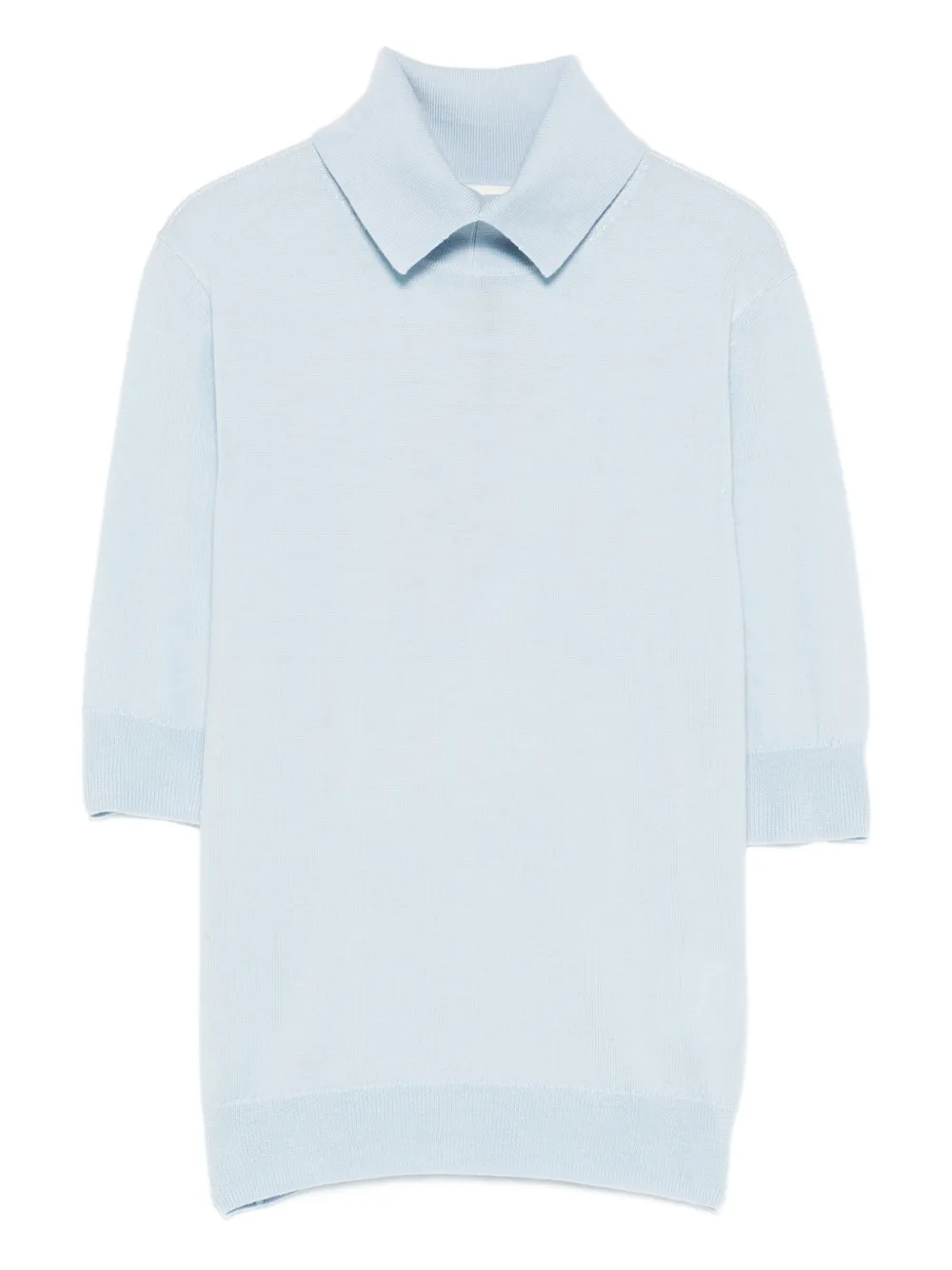 

Вязаная футболка с воротником Herskind, синий