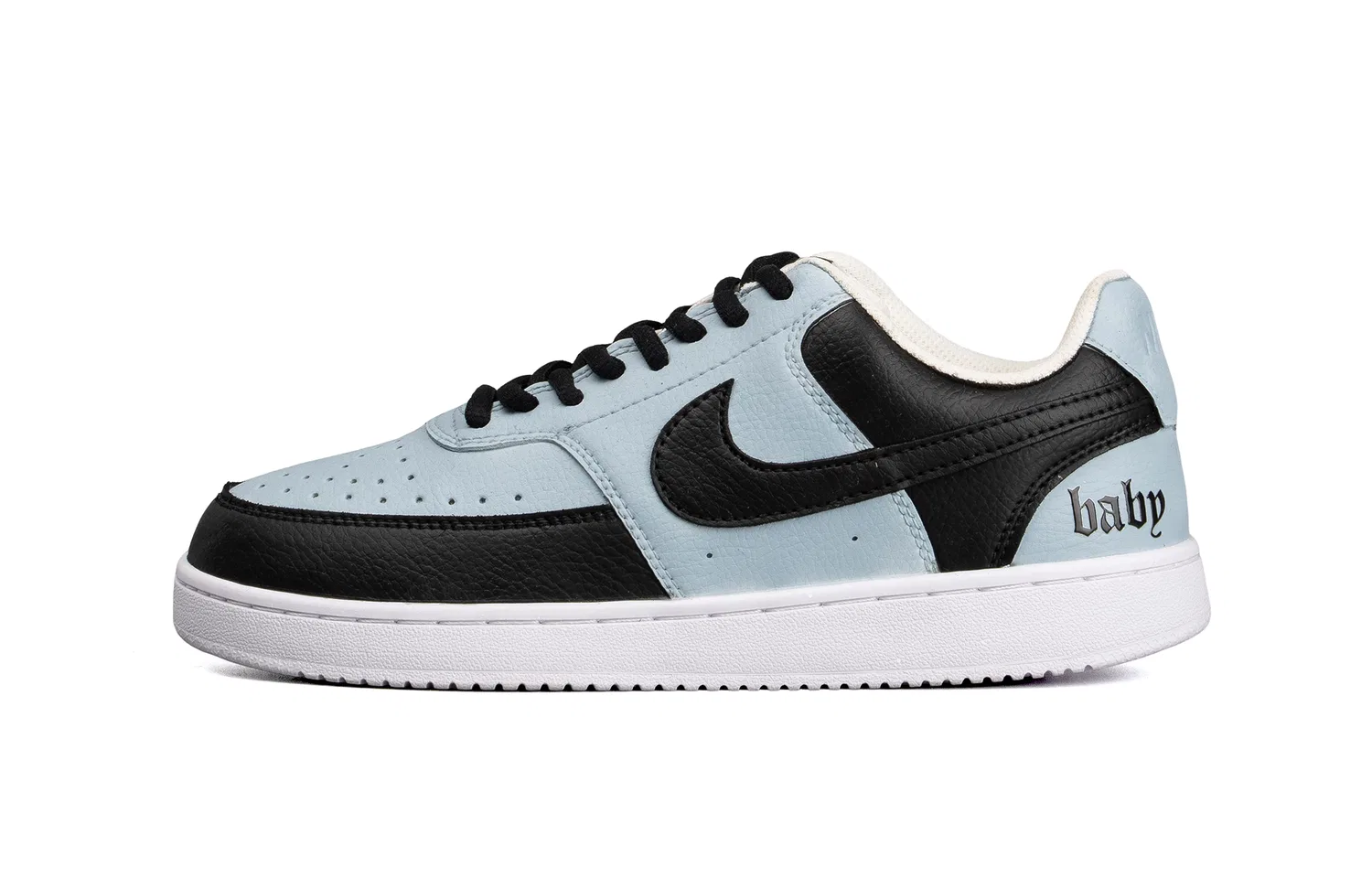 Кроссовки скейтборд Nike Court Vision 1 Low Black Blue — фото 4